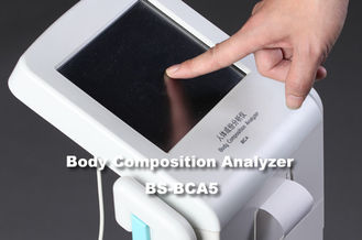 Máquina do analisador do analisador de composição BMI do corpo humano com 8 pontos de contato