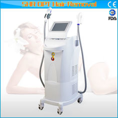 Sistema duplo da máquina SHR da remoção do cabelo do laser de Handpiece IPL para mulheres/homens