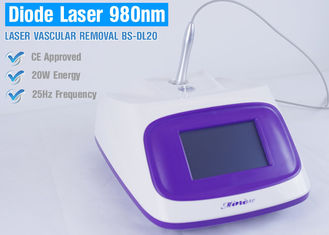 Máquina portátil da remoção do laser do tela táctil 980nm para as veias varicosas/tratamento da acne