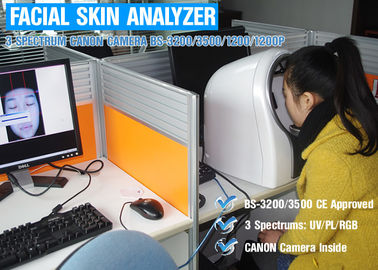 Máquina da análise da pele de 8800 Lux/analisador do cabelo e da pele para a análise cutânea da pele