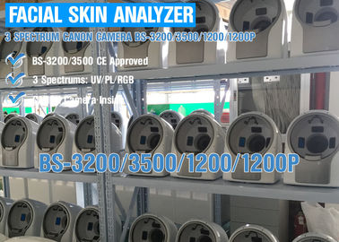 Equipamento leve UV/do PL pele da análise para cuidados com a pele com 3: Sistema de 4 estreias