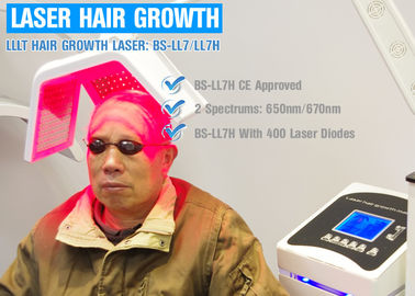 Dispositivo indolor da rebrota do cabelo do laser do diodo com terapia do rejuvenescimento do cabelo para a queda de cabelo