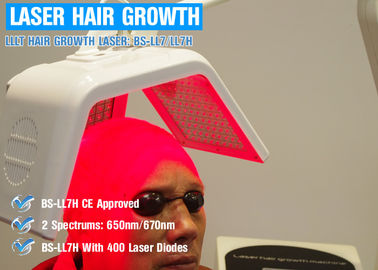 Dispositivo da rebrota do cabelo do laser do tratamento 650nm da calvície com controlado separadamente