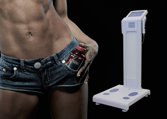 BIA mede a composição do corpo/analisador do índice de massa corporal
