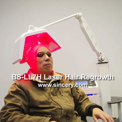 Energia do comprimento de onda 650nm/670nm profissional do dispositivo da rebrota do cabelo do laser ajustável