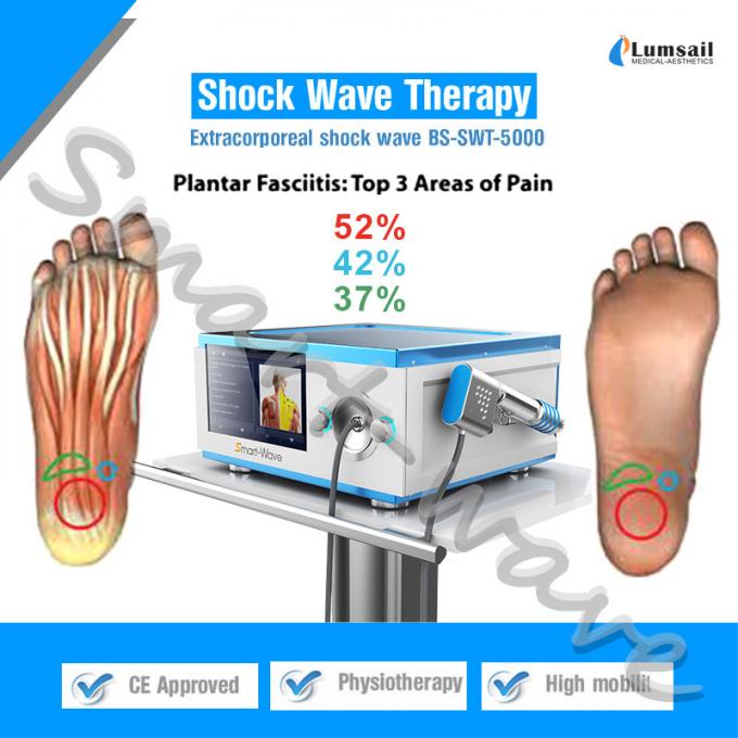 Onda de choque extracorporal do cuidado de pé do equipamento da terapia da onda de choque do alívio das dores eletromagnético da terapia da onda de choque