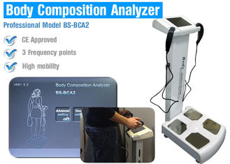 Máquina da análise da composição do corpo do tela táctil, máquina da porcentagem da gordura corporal