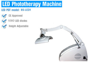 A máquina do diodo emissor de luz Phototherapy do rejuvenescimento PDT da pele com duas cabeças para reduz linhas do enrugamento