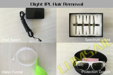 Máquina facial da remoção do cabelo do laser do IPL das senhoras, equipamento profissional da remoção do cabelo do laser