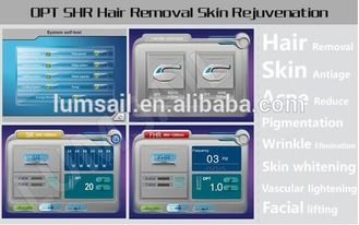 Toque na máquina refrigerando da remoção do cabelo do laser do IPL/na máquina Rejunvation da pele indolores