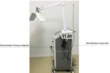 Máquina da casca do jato do oxigênio de Dermabrasion do diamante para a vista mais nova do tratamento da casca da pele