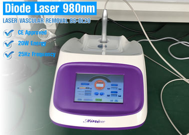 A máquina portátil do laser do diodo da alta frequência 980nm para a pele etiqueta a remoção