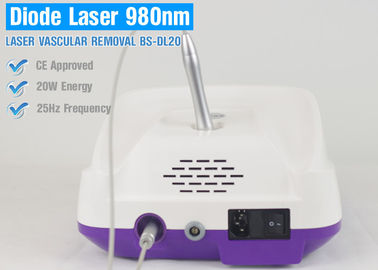 A máquina portátil do laser do diodo da alta frequência 980nm para a pele etiqueta a remoção
