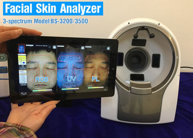 Auto - peso leve da máquina da análise da pele da análise com sistema UV da voz