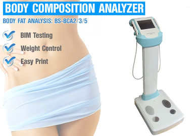 Equipamento vertical do analisador de composição do corpo humano do segmento para o teste saudável da clínica