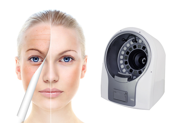 O espectro 6 considera um equipamento facial mais claro da análise da pele do problema de pele