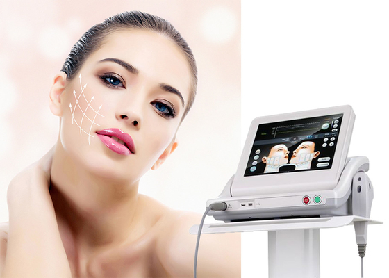 Tratamento do ultrassom da máquina de HIFU para o levantamento da pele/que reduz-se muito bem aos enrugamentos profundos