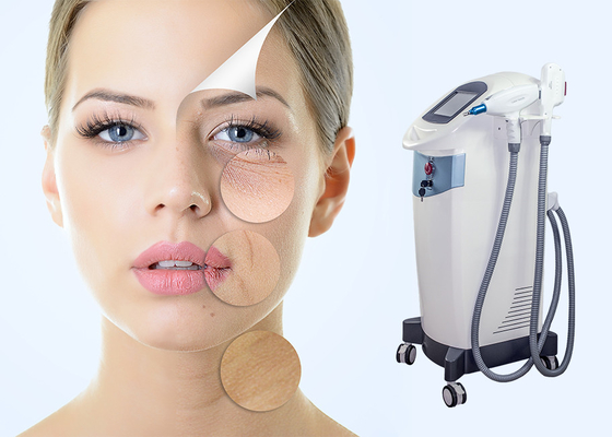 Máquinas faciais da remoção do cabelo do IPL das mulheres, equipamento completo da remoção do cabelo do laser do corpo