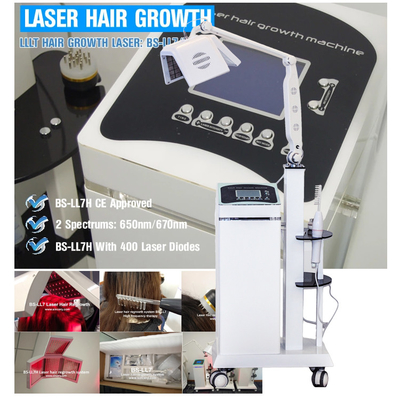 Equipamento do crescimento do cabelo do laser do diodo de LL7H LLLT 650nm