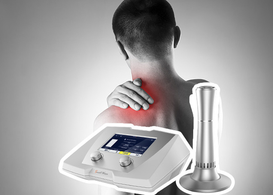 Dispositivo portátil da terapia da inquietação/mini máquina da massagem da dor de pescoço de Eswt