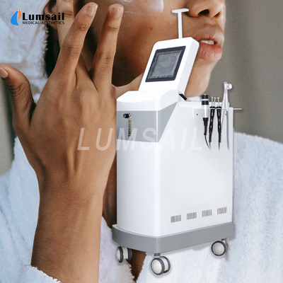 Máquina facial de acalmação do oxigênio Hyperbaric da micro-ondas da acne com pena do vácuo